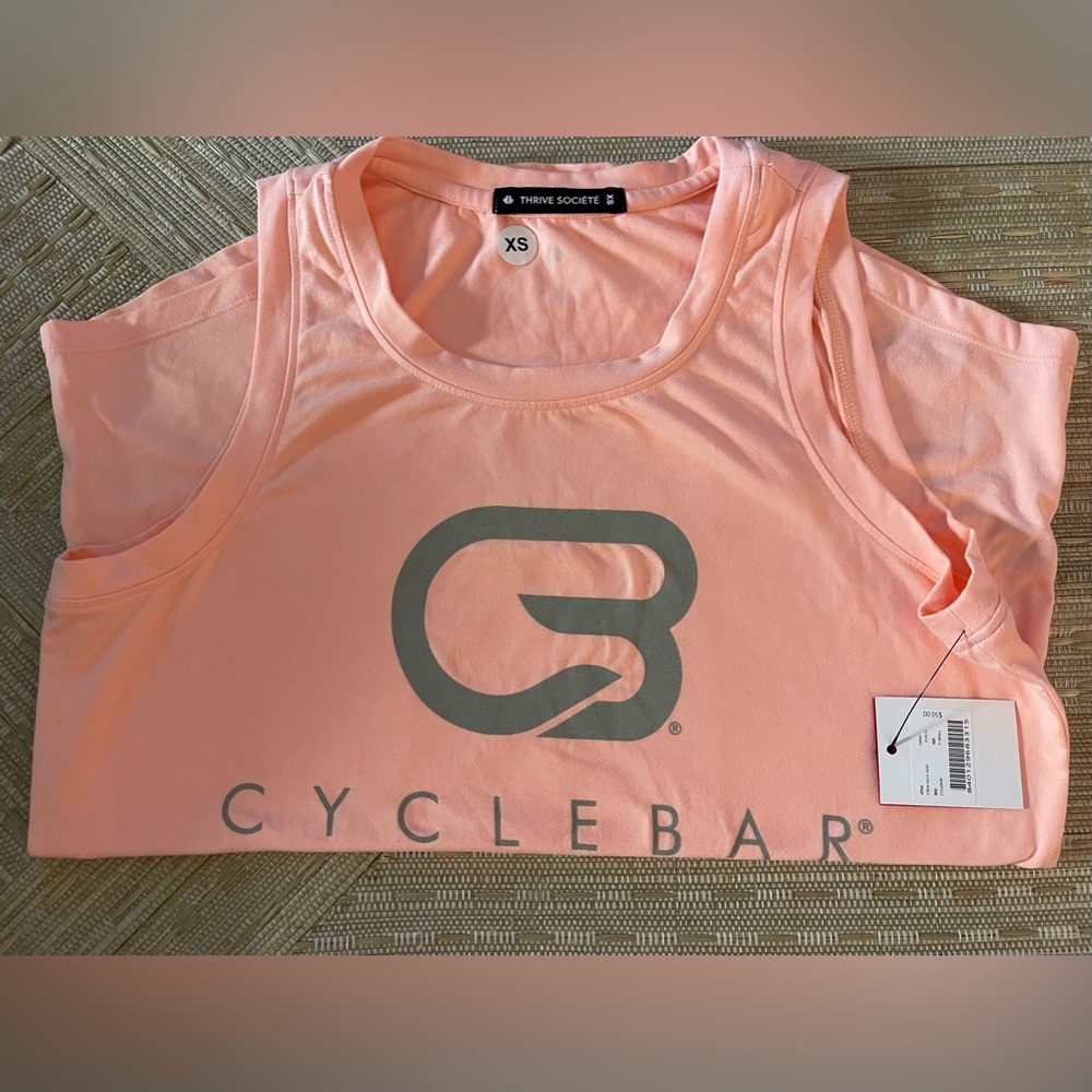 Peach CycleBar tank top by Thrive Society X-small but runs bigger